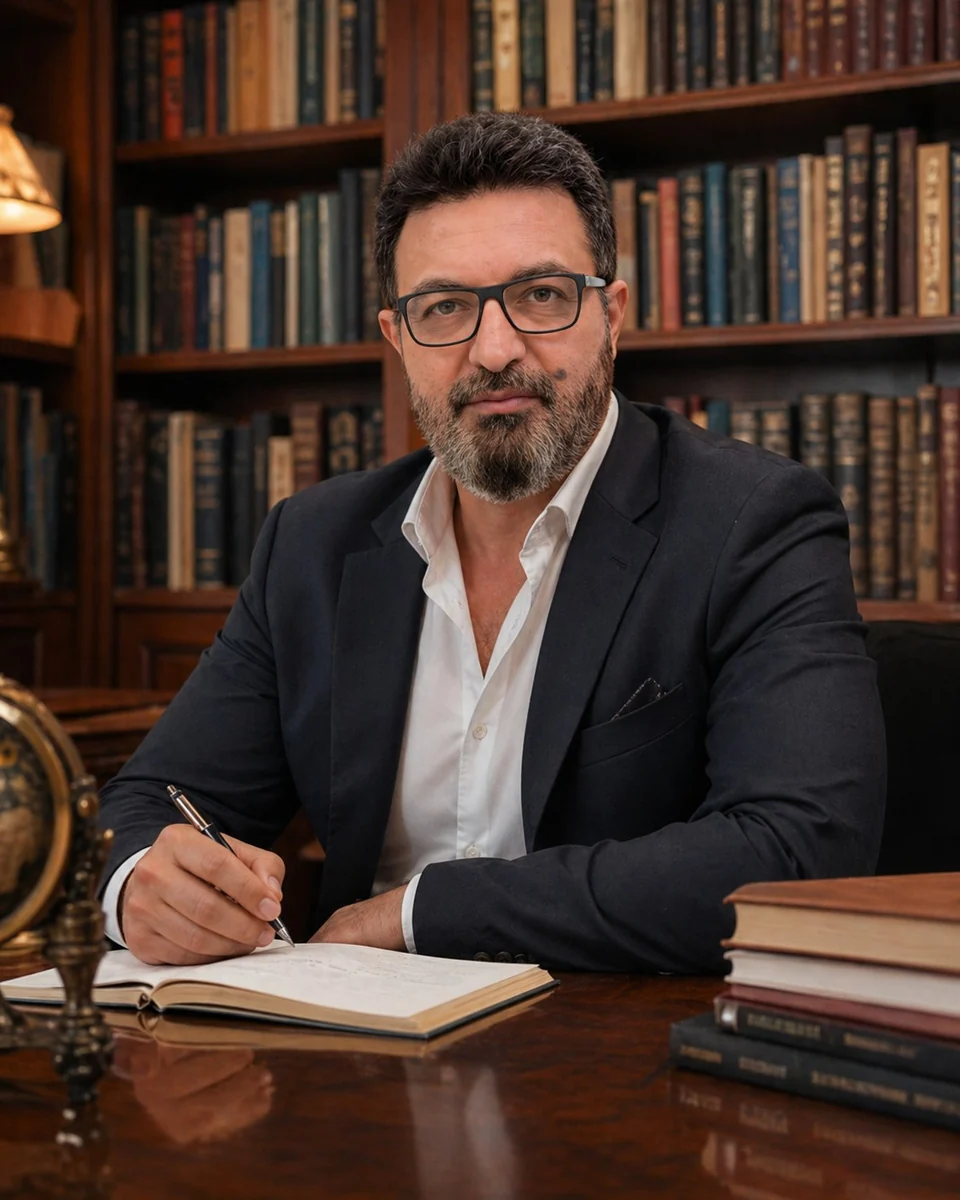 Mustafa EL Ahwal, author of The Caldera Throne