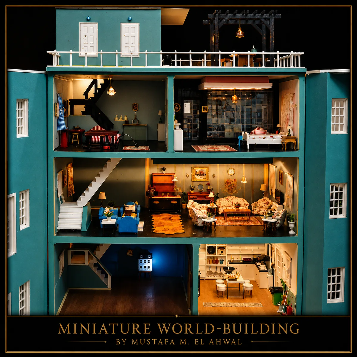 Click to enlarge Miniature house craftsmanship by Mustafa EL Ahwal 2
