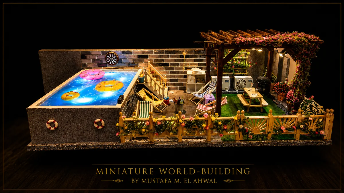 Click to enlarge Miniature house craftsmanship by Mustafa EL Ahwal 3