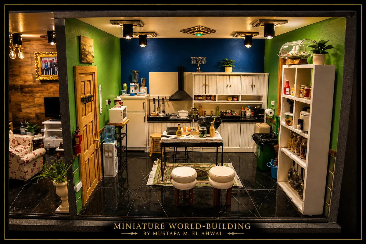 Click to enlarge Miniature house craftsmanship by Mustafa EL Ahwal 4