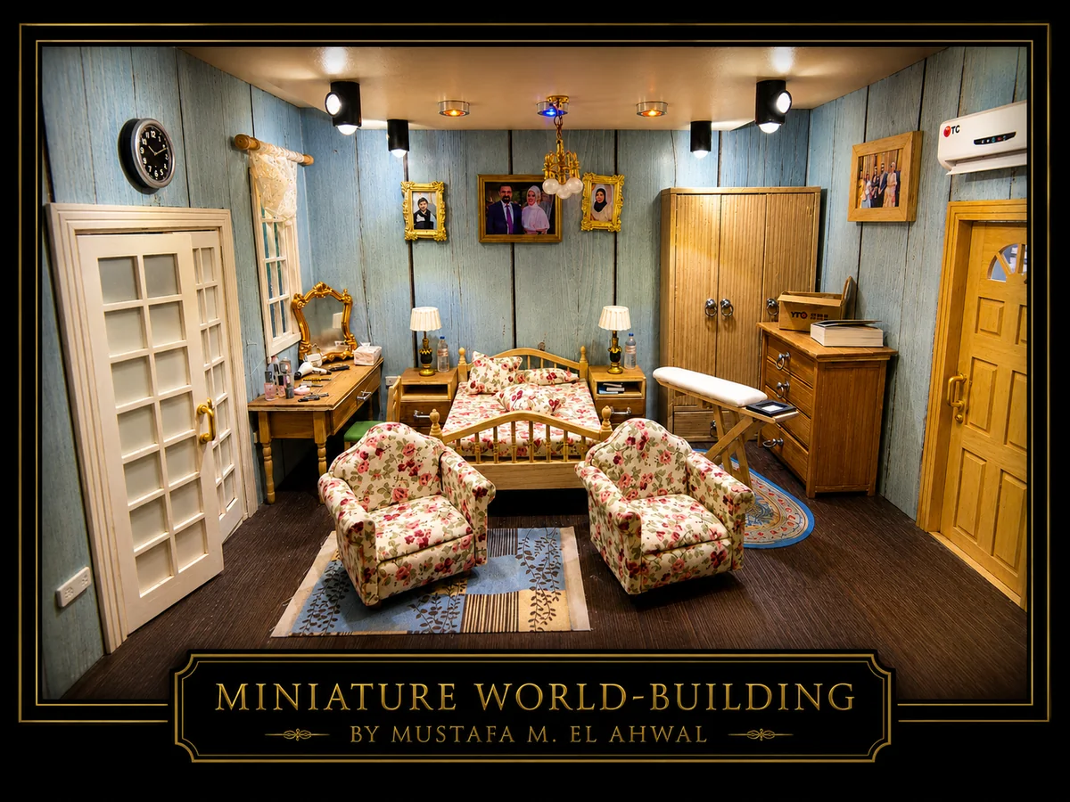 Click to enlarge Miniature house craftsmanship by Mustafa EL Ahwal 5