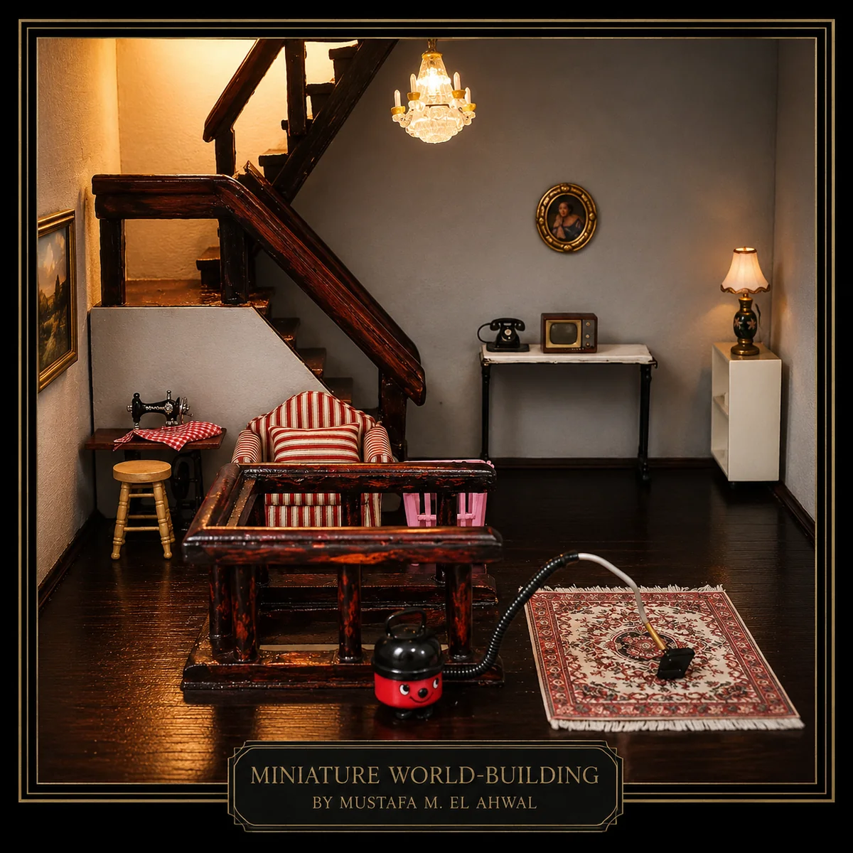 Click to enlarge Miniature house craftsmanship by Mustafa EL Ahwal 9
