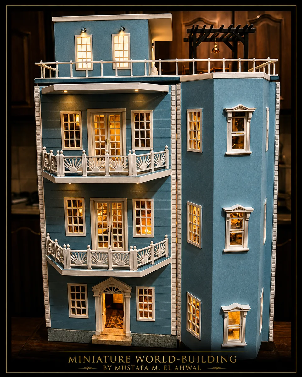 Click to enlarge Miniature house craftsmanship by Mustafa EL Ahwal 11