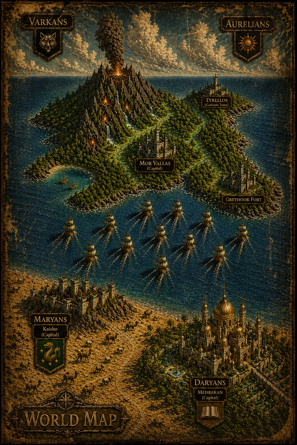 Operational map for The Still and the Burning